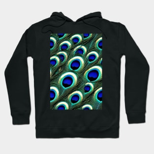 Beautiful colorful Peacock feather pattern - perfect for birdlovers #3 Hoodie